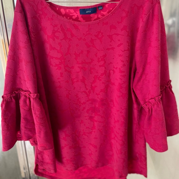 Apt 9 XL pink floral shirt - Picture 1 of 1